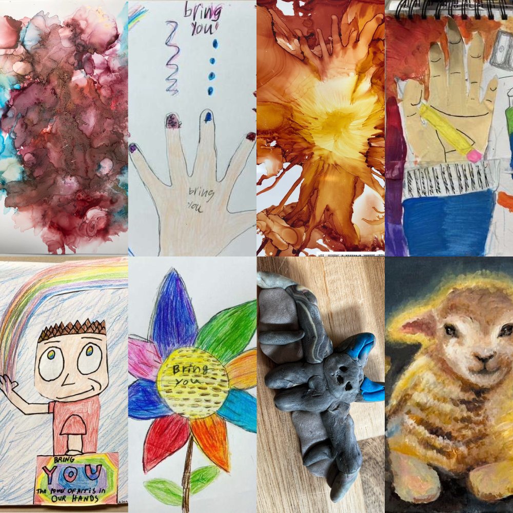 ArtsWave's tweet photo. Big thanks to Kao USA Inc. for their workplace campaign this year! Children of Kao employees created artwork centering around the #BRINGYOU theme. https://t.co/7MNfLefXBn