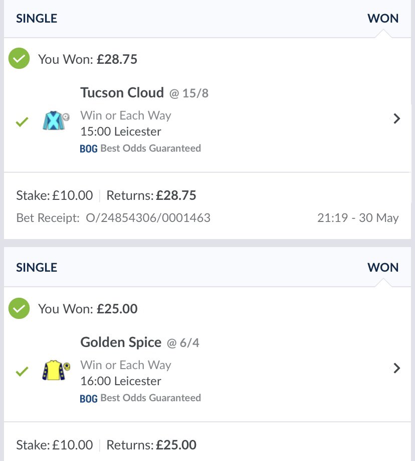 racingwilltips's tweet photo. Profit at Leicester today
Get in the free group 👇
 https://t.co/Ug1VnTZI7b https://t.co/Tk8fmFxSMK