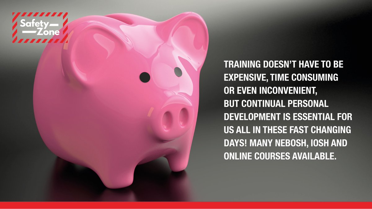 Personal development is essential for us all in these fast changing days! Many NEBOSH, IOSH, and online courses available. 
safety-zone.scot
