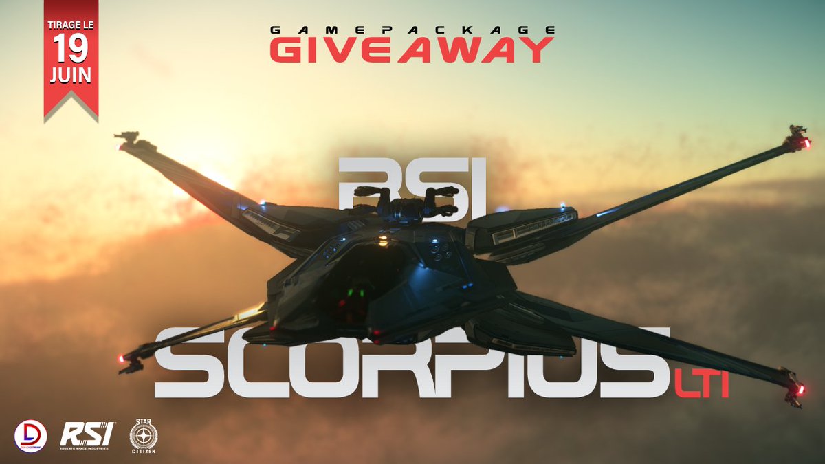 DealoC's tweet photo. Pour fêter la fin de l'INVICTUS et en partenariat avec @RobertsSpaceInd : Nouveau #GIVEAWAY !

🍀Gagne le RSI SCORPIUS LTI ! + le jeu Star Citizen !
📅Tirage au sort le DIMANCHE 19 JUIN 2022 à 19h

Pour participer c'est ici ➡️https://t.co/xLmSuAO78A

Let's gooo ! 😍
#StarCitizen https://t.co/RWKBuv3DN3
