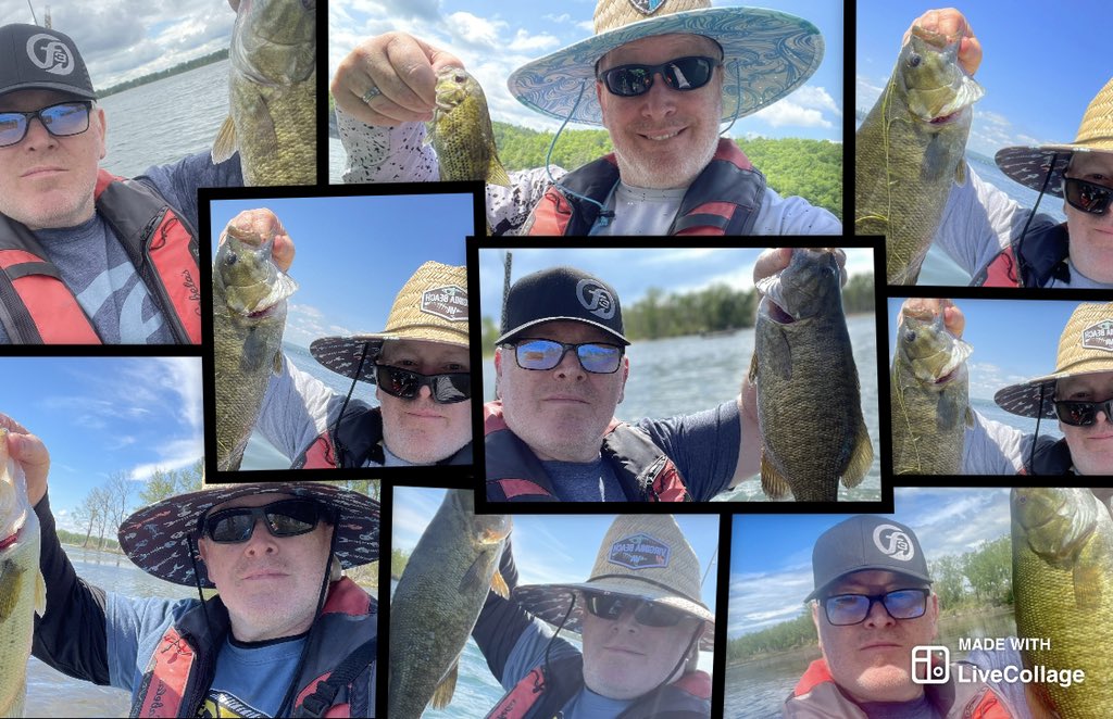 jkrappjr's tweet photo. Just a smidgen of the photos of fish caught the last three days at Lake Erie!!! Great Trip! #KayakBassFishing #WVKA #WVKAYAKANGLERS #nrs #kbf #rustyhookpodcast #payneoutdoors #FeelFreekayaks #YakGadget  #Bendingbranches #Lowrance @feelfreeus @BBpaddles @NRSWEB @LowranceFishing https://t.co/jjyUDnZgnx