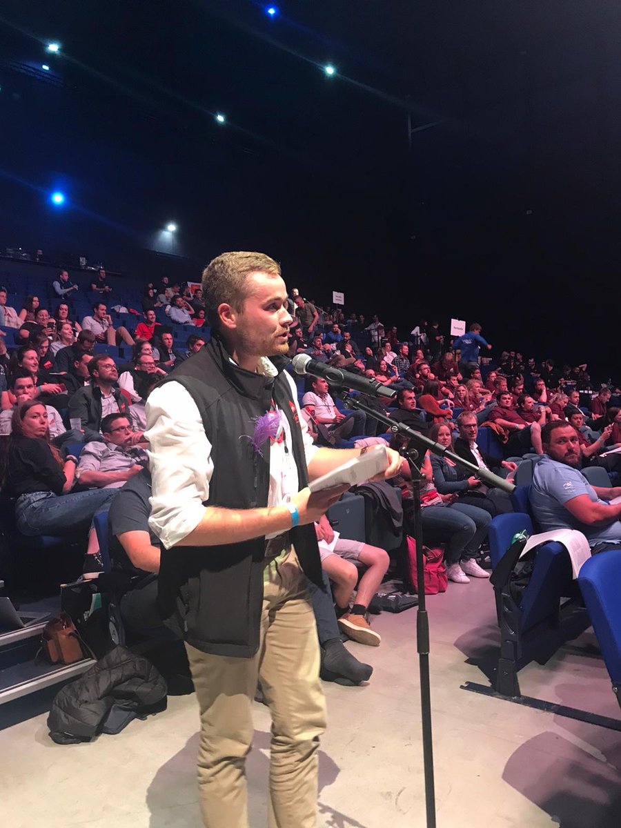 JeunesAgri51's tweet photo. Adrien Perrier, Secrétaire Général JA51 a défendu un amendement du Grand Est ✊ Très persuasif, et avec l'aide et le soutien de sa délégation, il a réussi à valoriser les idées marnaises @JeunesAgri @JAGrandEst https://t.co/u7JVQ82ZsP