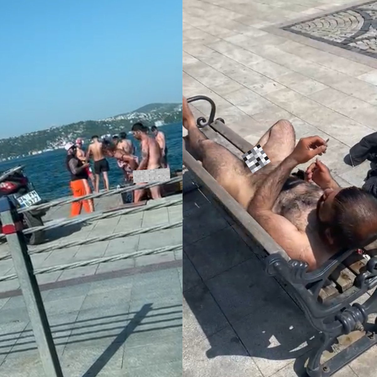 aygunozipek's tweet photo. Nereden nereye…Bebek Sahili’nde güneşlenen huzurlu bir kadın ve iki adam. İstanbul 1960 ve sene 2022 rezil görüntü… https://t.co/3TalRnUcHS