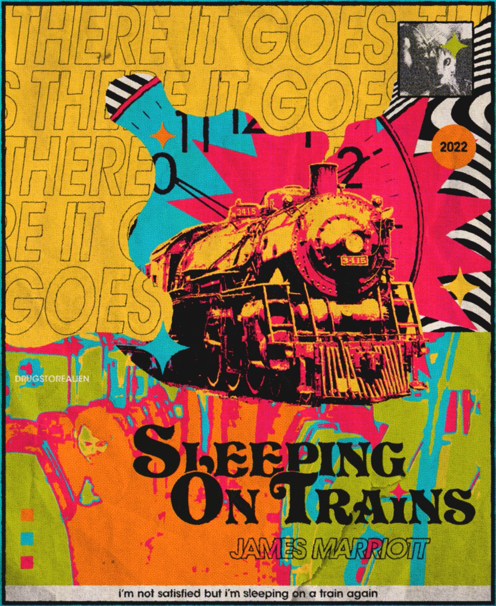 SLEEPING ON TRAINS - james marriott #jamesmarriottfanart