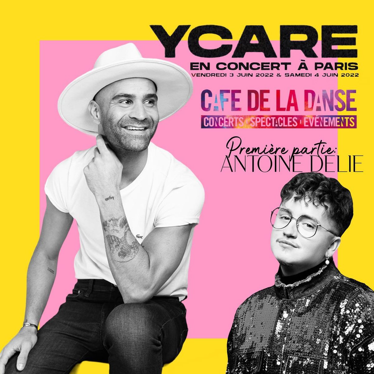 ForumOff_Ycare's tweet photo. C'est @AntoineDelieOff qui assurera la première partie des concerts d'@ycare0 au @Cafedeladanse ! https://t.co/tWNoyiSMcd