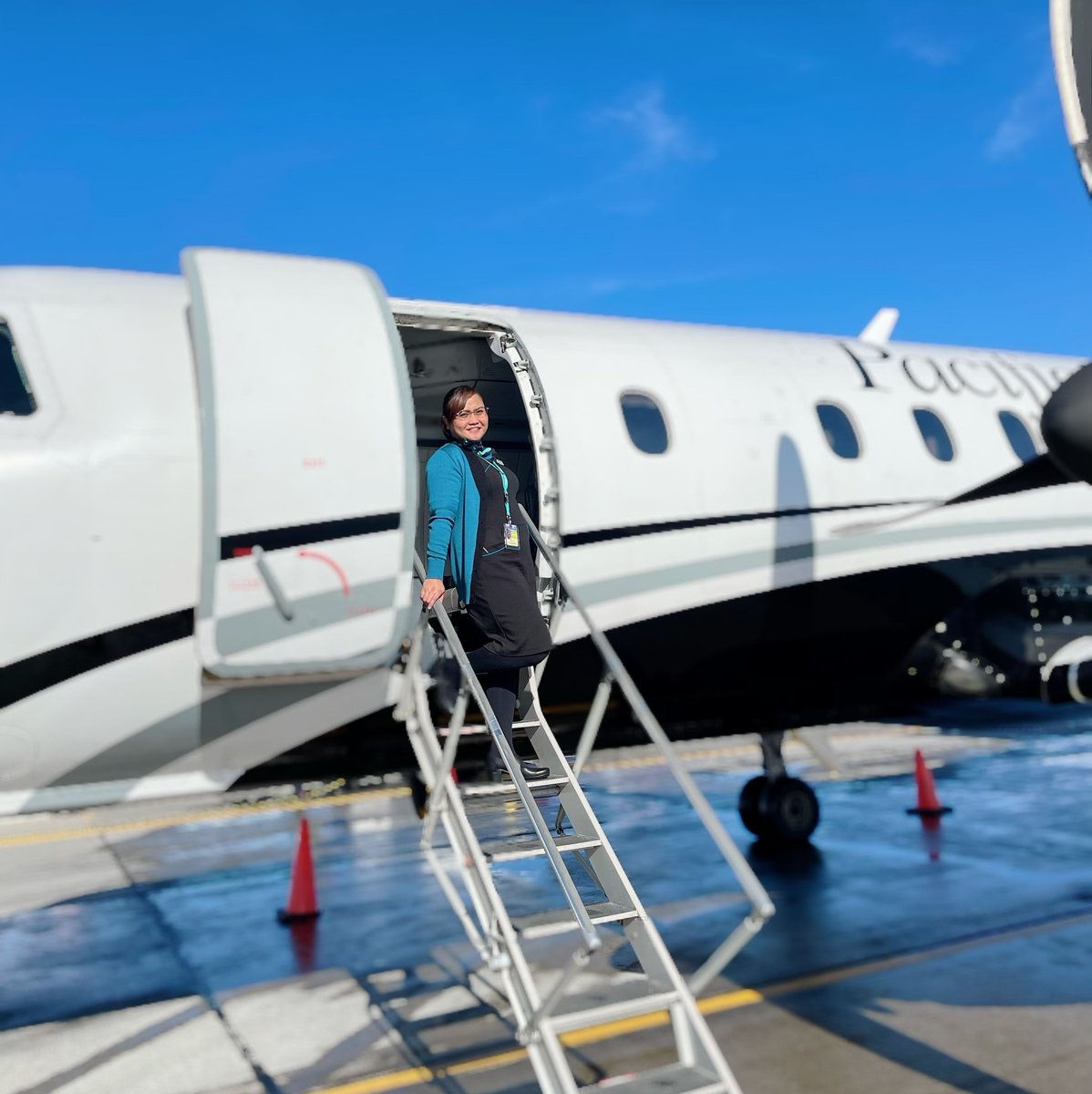 PacificCoastal's tweet photo. Happy International Flight Attendant Day! ✈️
Thank you to our dedicated cabin crew members for always providing comfort, care, and safety throughout the flight! We appreciate the great work that you do every day! 💙
#internationalflightattendantday #FlyPCA #WestJetLink https://t.co/MAHHVngXCf