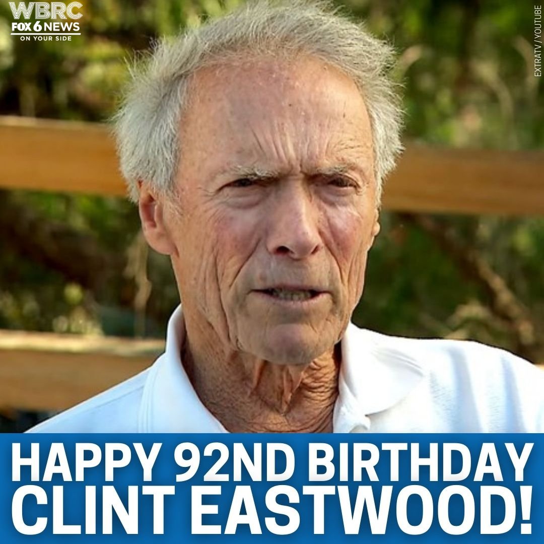 We hope his birthday makes his day. Happy Birthday, Clint Eastwood! 