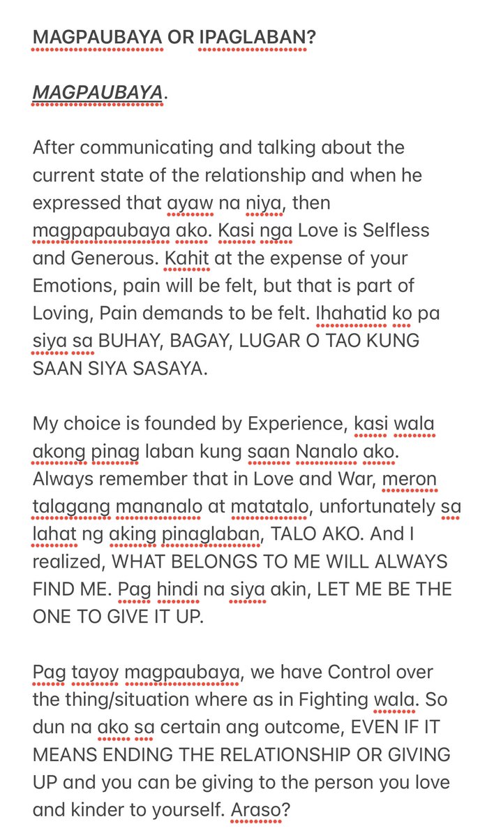 CdoNoob's tweet photo. My transcript on tonight’s topic on #ChoosedayWithTitoRod. My choice is “Magpaubaya” ☺️
See y’all tomorrow for #TiyaRealTalk araso?!🤗 https://t.co/mraSJYa9Gp