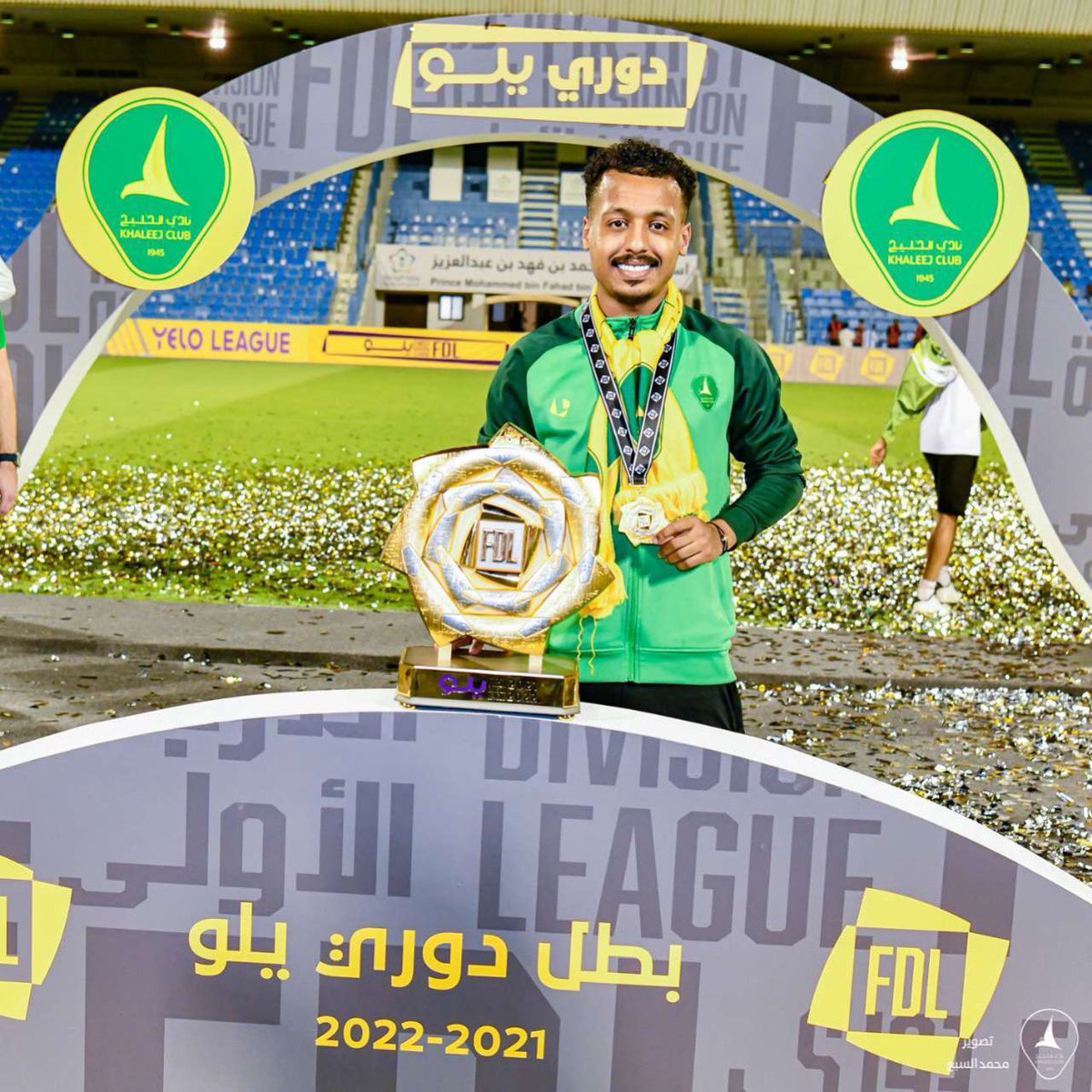 Mu_Q10's tweet photo. الحمدلله الذي اكرمنا بتحقيق لقب #دوري_يلو حققنا الهدف الاكبر واللي عملنا من اجله منذ البدايه شكراً للجميع اداره #نادي_الخليج والمدربين الذين تعاقبوا على الفريق وجهاز اداري وطبي شكر خاص لجمهورنا الغالي اللي في كل لحظات الموسم دعمنا وشجعنا الف مبروك للجميع الصعود وتحقيق اللقب 💚💛 https://t.co/5jUKxP0wBT