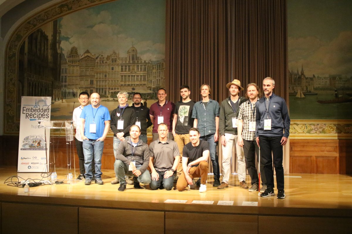 EmbeddedRecipes's tweet photo. And that's a wrap for Embedded Recipes 2022 ! Thanks a lot to the speakers, the sponsors, and of course to all the attendees ! See you next year ! #ER2022 https://t.co/gb7aH8N0gJ