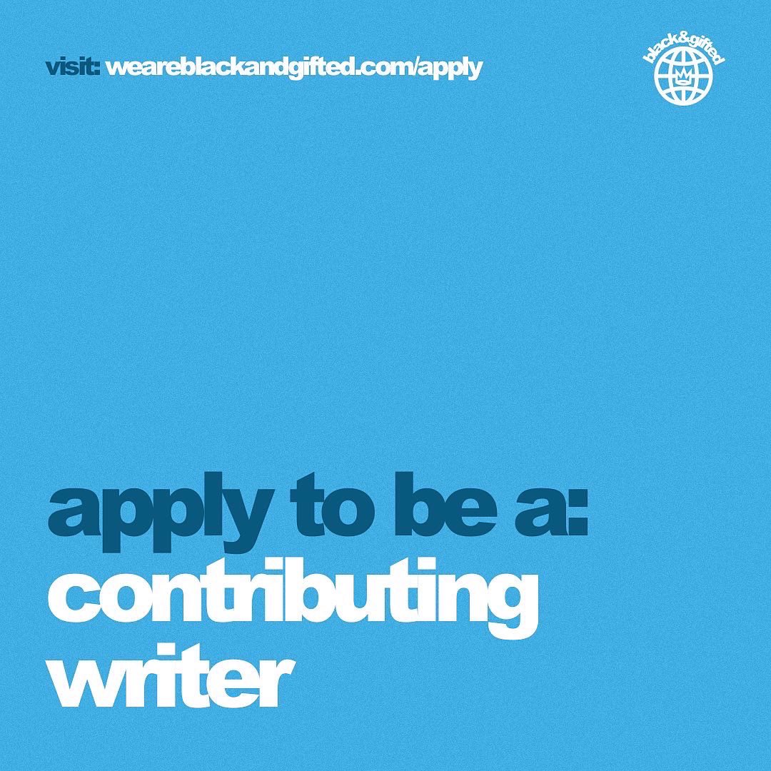 Apply today! Positions are remote!💚

Visit weareblackandgifted.com/apply

#WeAreBlackAndGifted
