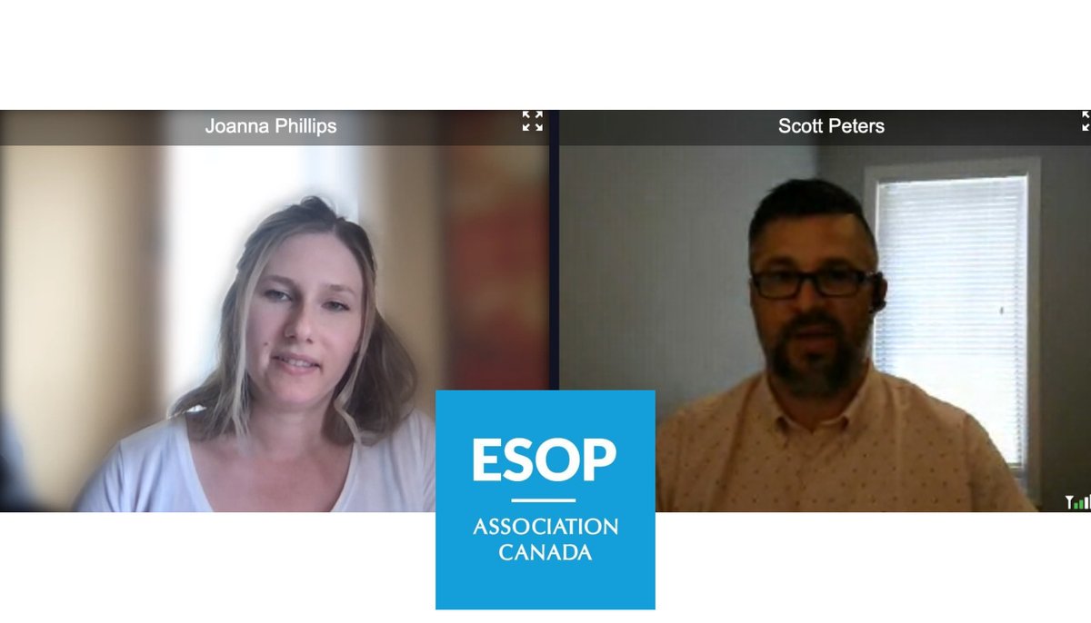Great session at the Canadian Employee Ownership Conference by Joanna Phillips with ESOP Builders Inc. and Scott Peters with Selkirk Signs. Scott shared the Selkirk Signs ESOP story. #CanEoConference #esopassociationcanada #esop