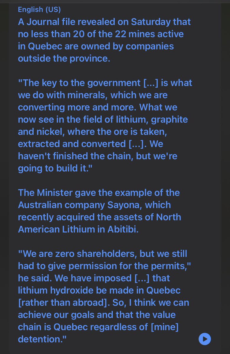 dividends_det's tweet photo. Crystal clear, yes the government is backing @SayonaMining https://t.co/kAHQvJshnT