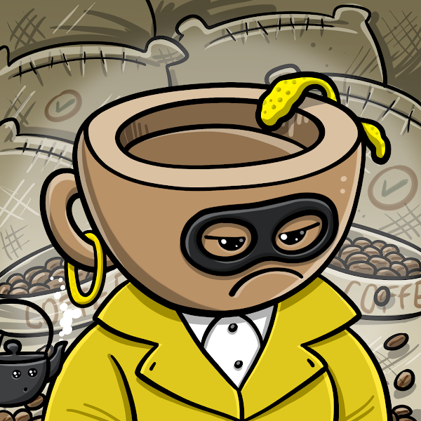 We at <a href="/CoffeeCentral_/">Coffee Central™ SOLD OUT ☮️❤️☕️</a> are raffling off a 1/1 Cup once we get to 333 minted! Have you gotten yours yet? 
#Mintingnow #DontMissOut