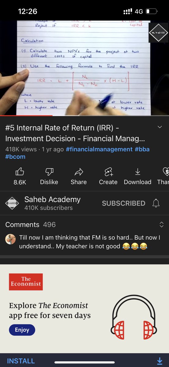 gauravthorat's tweet image. Just realised, NO I STILL DON’T GET IT..!! RIP #FinancialManagement #facepalm 
But i am proud of my consistency in trying to understand it every time &amp;amp; yet never ever understanding it!! As usual have to fall back on @avrpune 😋😋😋