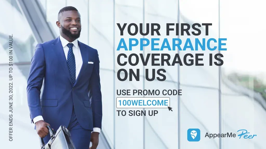 Sign up and receive a 𝐅𝐑𝐄𝐄 appearance coverage from AppearMe! 

buff.ly/2FRHtzF

#appearanceattorney #lawfirm #lawyers #crmsoftware #litigation #legalinnovation #legalsoftware #casemanagement #legaltech #casemanagement #courthouse #practicemanagement #courtcase