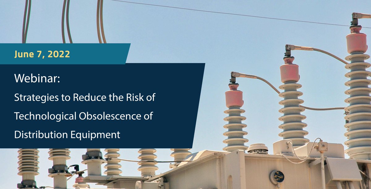 Join us next week for an informative session by David Anders, <a href="/HATCHglobal/">HATCH</a>  as he looks into strategies that can be employed to reduce the risk of technological obsolescence of electrical distribution equipment. Contact: ceati.com/contact-us?utm…
#utilities #utility #distribution