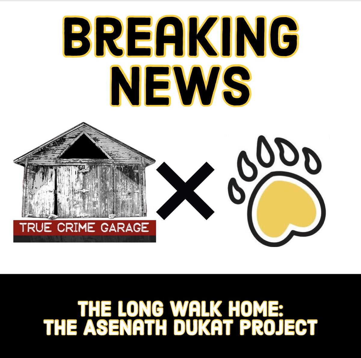 long_ua's tweet photo. One of the most popular True Crime podcasts, @truecrimegarage  will be sharing the story of Asenath Dukat beginning tonight (5/31). The first episode drops this evening between 8-9 PM. The 2nd tomorrow around noon. You can find it on all major streaming platforms. Check it out! https://t.co/joKgJZdmN8