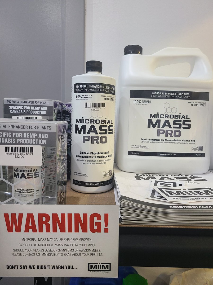 Want among the best #roi for cannabis additives? Look no further. In our opinion <a href="/MIIMHort/">MIIM Horticulture Ltd.</a> is mandatory in the garden. Get it in #yeg or online at bloomsgrowtech.com
#cannabisindustry #CannabisCommunity #acmpr