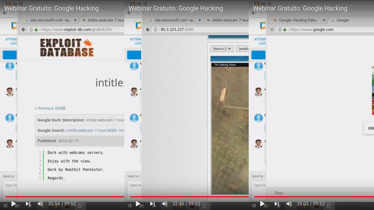 Alonso_ReYDeS's tweet photo. El Webinar Gratuito: "Google Hacking" está disponible en video. #hacking #cybersecurity #redteam #osint #forensics 🔒 https://t.co/kFwav2QUuw https://t.co/IfKIwLwc36