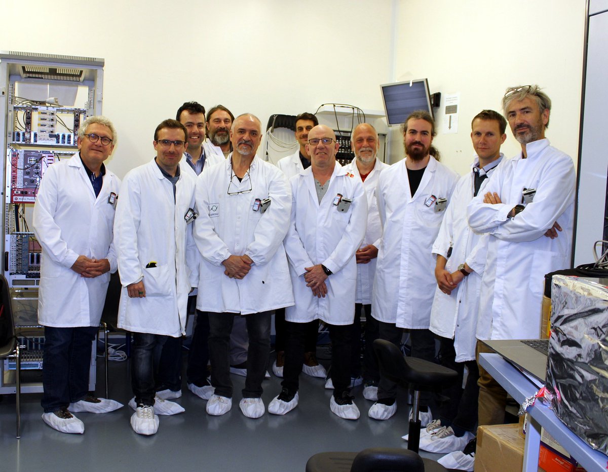 LaboLR's tweet photo. Yes we can !
Tout premier profil réalisé par l’équipe PEPITES !
Un détecteur ultra-mince de 10 microns pour caractériser un faisceau de protons de 68 MeV du cyclotron #Arronax.
Une équipe heureuse et fière ! Avec le @CEAIrfu #Arronax le LLR @Polytechnique @IP_Paris_  @IN2P3_CNRS https://t.co/dYG9EGJRyP