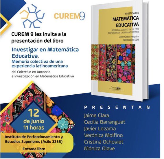 CUREM_SEMUR's tweet photo. Están todos más que invitados a la presentación. El libro cuenta entre sus autores con varios colegas que serán parte de la presentación junto a @jaimeclara 

También transmitiremos en vivo en el Facebook de semur. https://t.co/1F1FMLCG3T