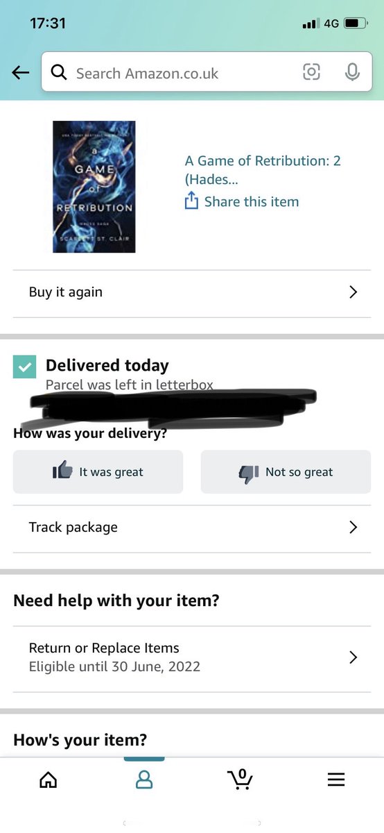 freyja95's tweet photo. @ScarlettStClai1 it’s arrived I can’t wait and what better time to start at 12 for work I have all morning to read 🙌🏻 I’m obsessed https://t.co/z8RqETsvrA
