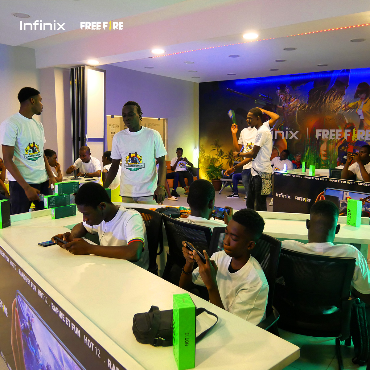 Vous avez manqué la première preselection du #Hot12GamingTour #GarenaFreeFire  ? Voici quelques images pour vous montrer l'ambiance #HOT qu'il y avait. Prochaine preselection ce samedi 04 Juin en direct sur notre page Facebook ! Ne manquez pas!
#Infinix