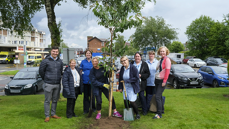 ABLHealth's tweet photo. We are working in partnership with @NCAlliance_NHS  to highlight #WorldNoTobaccoDay by planting a cherry blossom tree to raise awareness of not only the devastating effects of smoking on health, but also the ways in which tobacco threatens the environment globally. #todayistheday https://t.co/qTy3PeLi4E