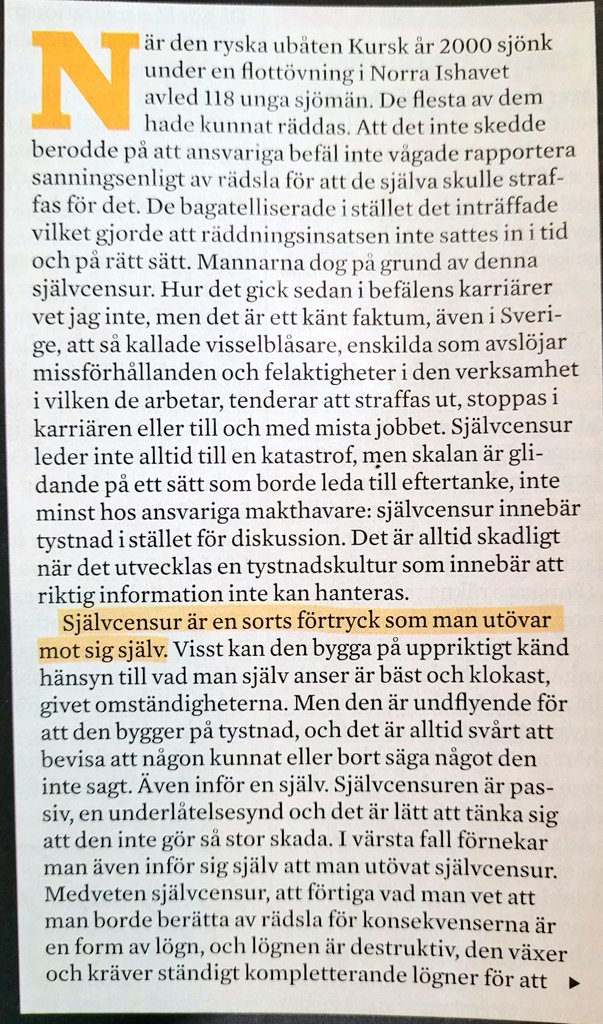 r_hellqvist's tweet photo. I ett land med en hög grad av självcensur kommer makthavare på alla nivåer alltid komma undan med vad som helst. Det är inte bra i en demokrati. Bra att @FokusRedaktion vågar peta på frågan.

#yttrandefrihet #fhmgate #coronakommissionen #demokrati https://t.co/WYsTmVqr8S