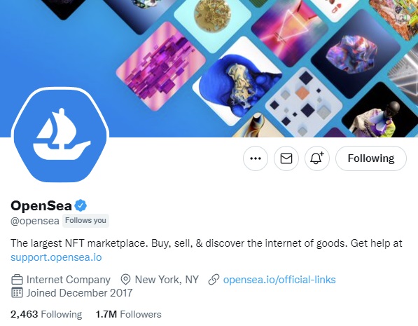 Yaaay! Universe works in mysterious ways. 

The day I quit my IRL job <a href="/opensea/">OpenSea</a> followed me 😱🤩