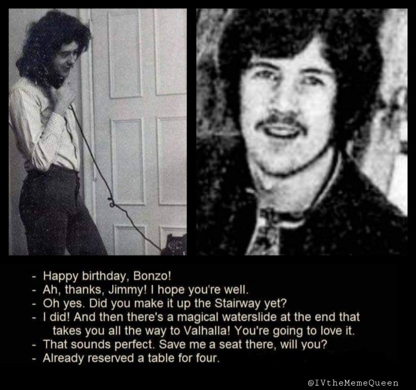 Happy Birthday in Valhalla, John Bonham.                