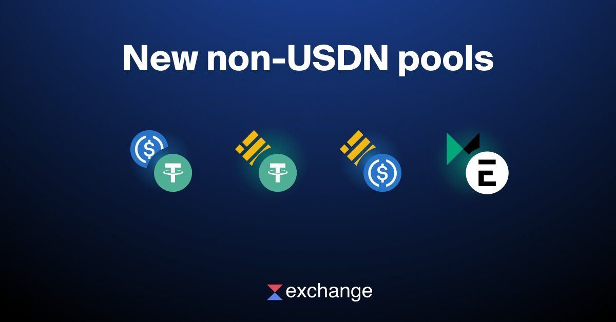 WXNetwork's tweet photo. 🔥 Hot news 
🔹Welcome new non-USDN pools!
USDC/USDT
BUSD/USDT
BUSD/USDC
WEST/EAST 
🔹75k WX were accumulated and are ready to be distributed for WX stakers
🔹New updates in https://t.co/z9r4K8yi2X apps. Some minor bugs fixes and interface upgrades in these releases 👇 https://t.co/jB3egryTU6