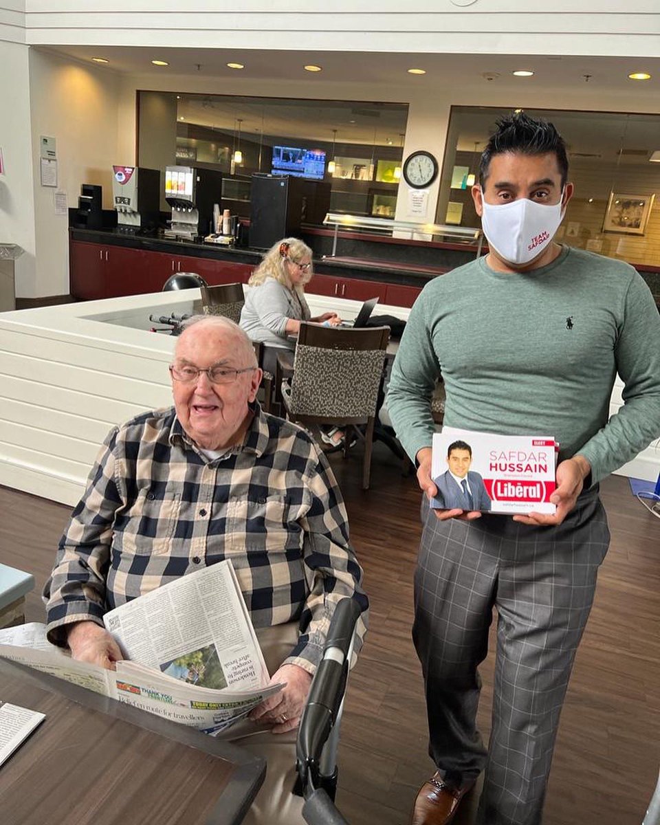 VoteSafdarOLP's tweet photo. Today, I visited the Bramalea Retirement Residences where we listened to their concerns and had engaging, important conversations. 

If elected, I will always support the incredible seniors who call #BramptonCentre home. #onpoli https://t.co/5i3T5hw41A