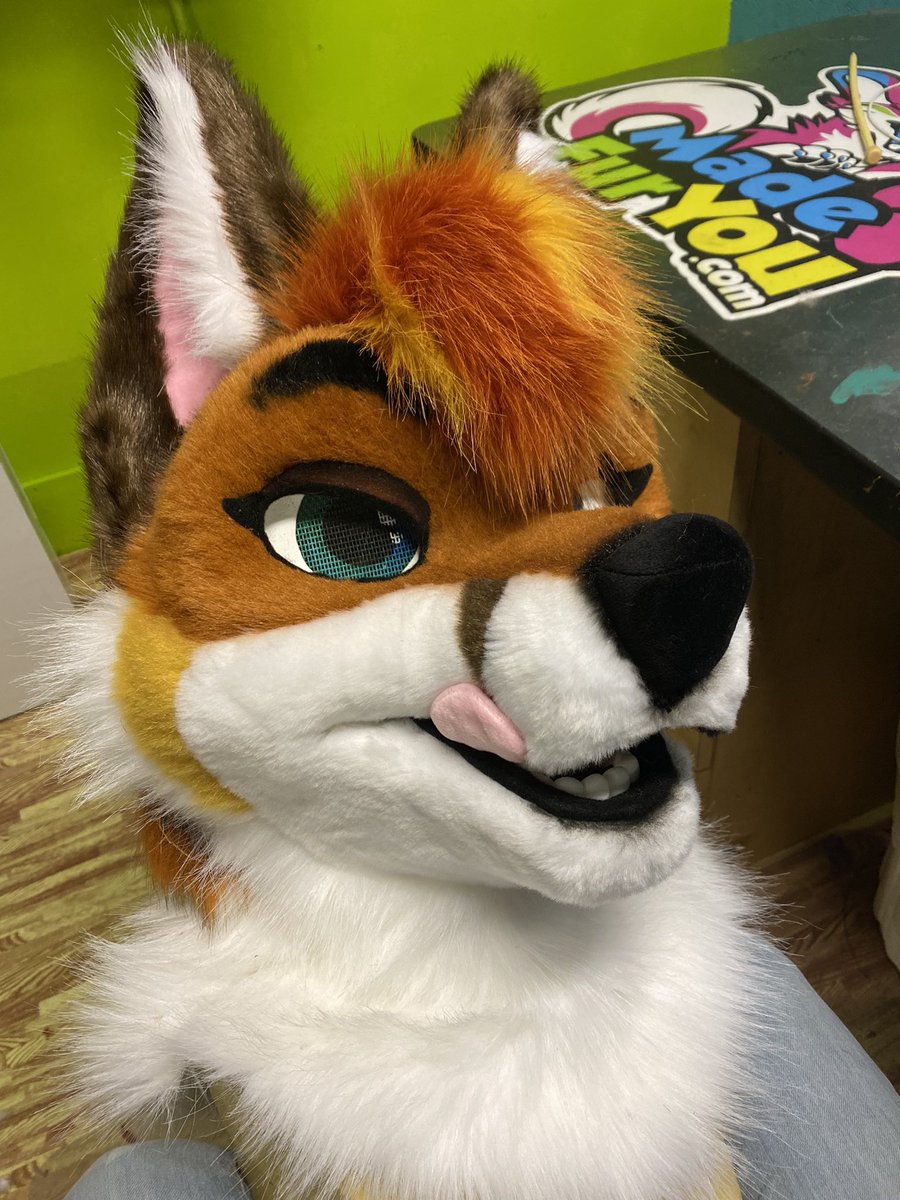 MadeFurYou's tweet photo. Finished these absolutely stunning vixens before heading on our trip last week! Look for them at BLFC! https://t.co/hALympV2SC