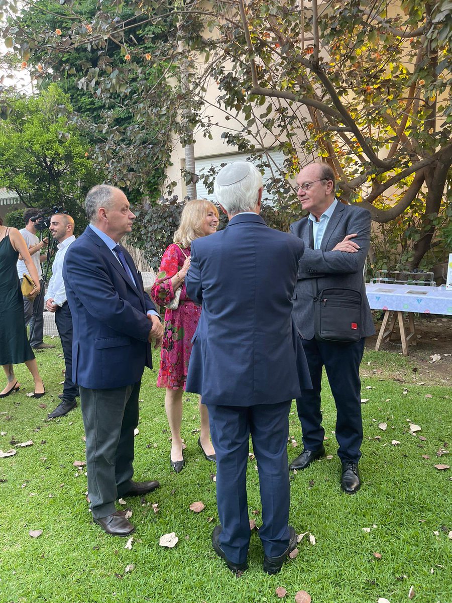 Albania in Israel (@alembassyisrael) on Twitter photo Ambassador Canaj had the pleasure to meet with <a href="/gidigrinstein/">Gidi Grinstein</a> at the residence of <a href="/EricDanon/">Eric DANON</a> Ambassador of 🇫🇷👉 sharing views on #TOM innovative solutions to be used in 🇦🇱, thereby benefiting from the largest #humanitarian platform to have come out of #Israel & serving humanity. Ambassador Canaj had the pleasure to meet with <a href="/gidigrinstein/">Gidi Grinstein</a> at the residence of <a href="/EricDanon/">Eric DANON</a> Ambassador of 🇫🇷👉 sharing views on #TOM innovative solutions to be used in 🇦🇱, thereby benefiting from the largest #humanitarian platform to have come out of #Israel & serving humanity.