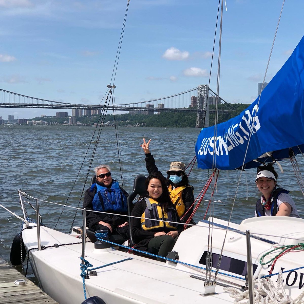 MountSinaiSCI's tweet photo. Our first #AdaptiveSailing event of the season was a success! Thank You #hudsonsailing for partnering up with Mount Sinai #SCI.There are still open spots for our second adaptive sailing event on June 16th. For more information contact: “Woody" at richard.wood1@mountsinai.org https://t.co/oXoYn6Z7ry