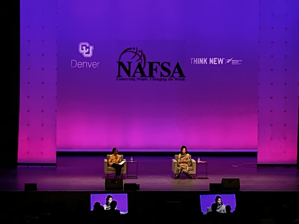 NAFSA's tweet photo. From @PriyaParker: gatherings are where we actually live out our values; where we figure out how and who do we want to be. Being in community after these isolating times can replenish our dry, parched souls. But we must be intentional in defining the "why" first. #NAFSA2022 https://t.co/CKK3yVkWCw