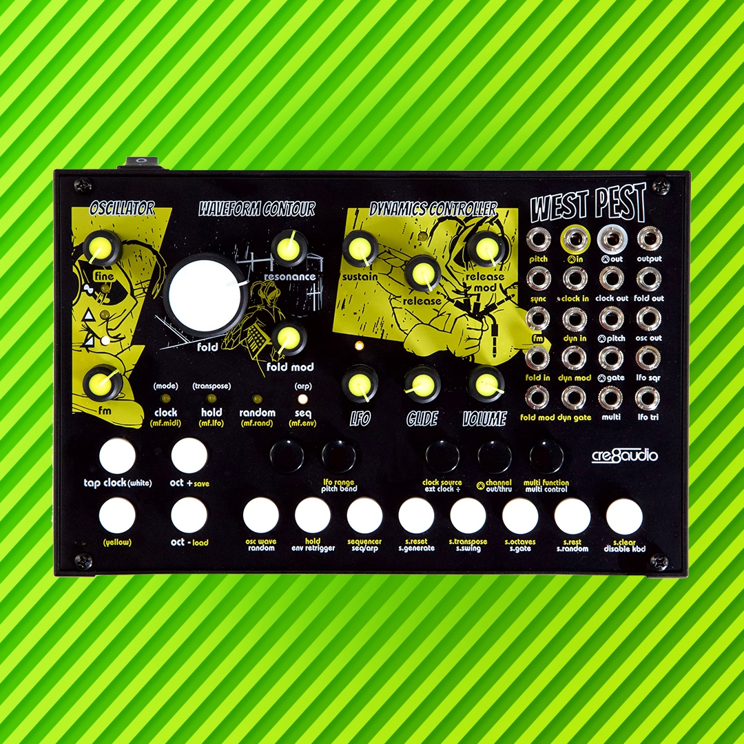 Perfect_Circuit's tweet photo. Cre8audio and Pittsburgh Modular are back again for round two, this time unveiling the West Pest! 

https://t.co/Ai1w7bvNJh

Check out our Signal article that takes a look at what makes this semi-modular synth tick!

#synth #synthesizer #analog #westcoast #wavefold #cool https://t.co/lckenQibbP
