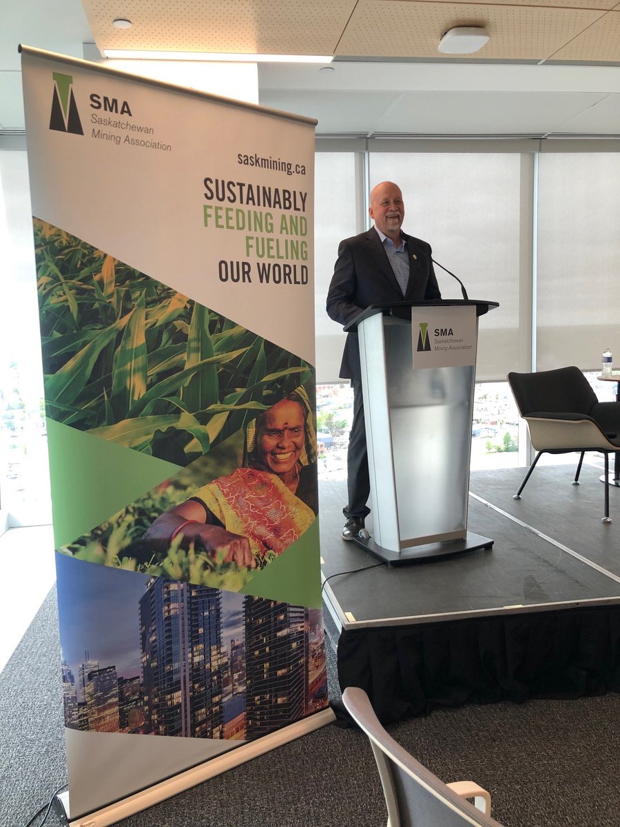 NutrienLTD's tweet photo. Yesterday, we kicked off the 2022 Saskatchewan Mining Week to recognize and celebrate the importance of our mining industry to Saskatchewan residents, Canada and the world. #SKMiningWeek #FeedingTheFuture https://t.co/flya4gSanE