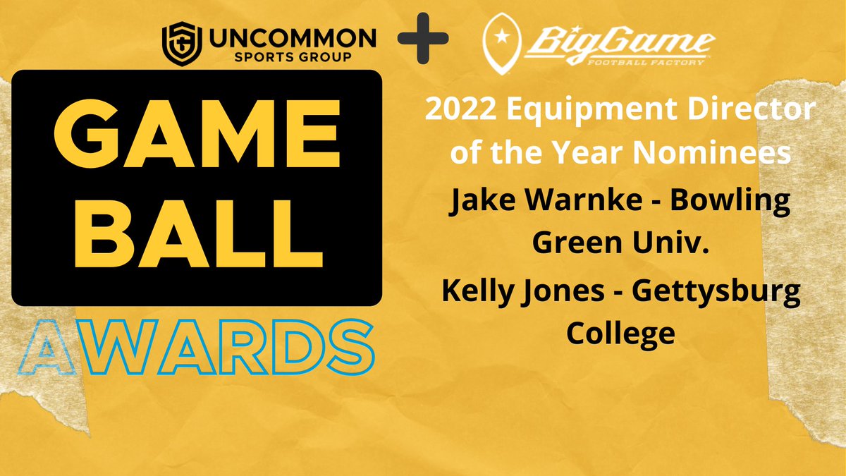 Congratulations to our Equipment Director of the Year nominees! Vote below and/or visit cleanout.org/gameballawards. Big thanks to <a href="/BigGameUSA/">Big Game USA</a>