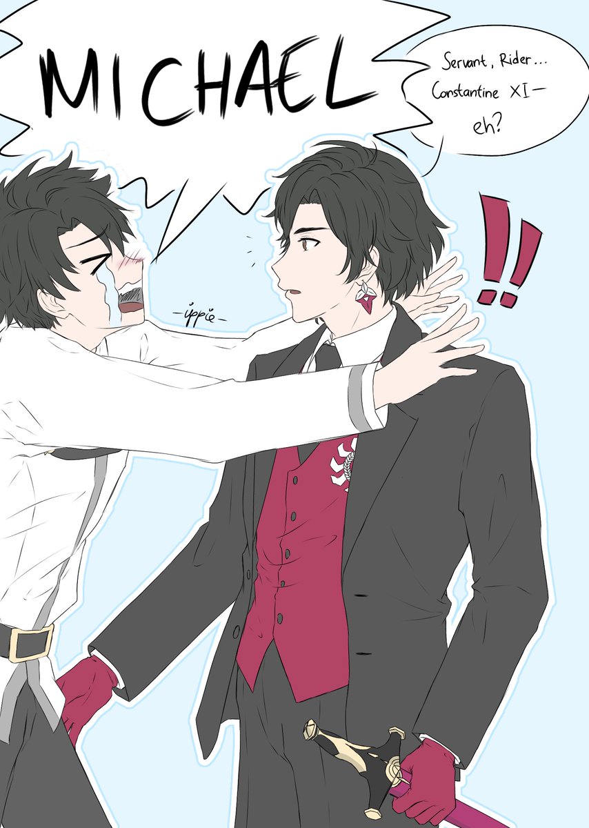 1115_0113's tweet photo. Right before May end...

Thank you for coming to my Chaldea, both of you~🥺💛❤️ #FGO https://t.co/TPzmFCoic1
