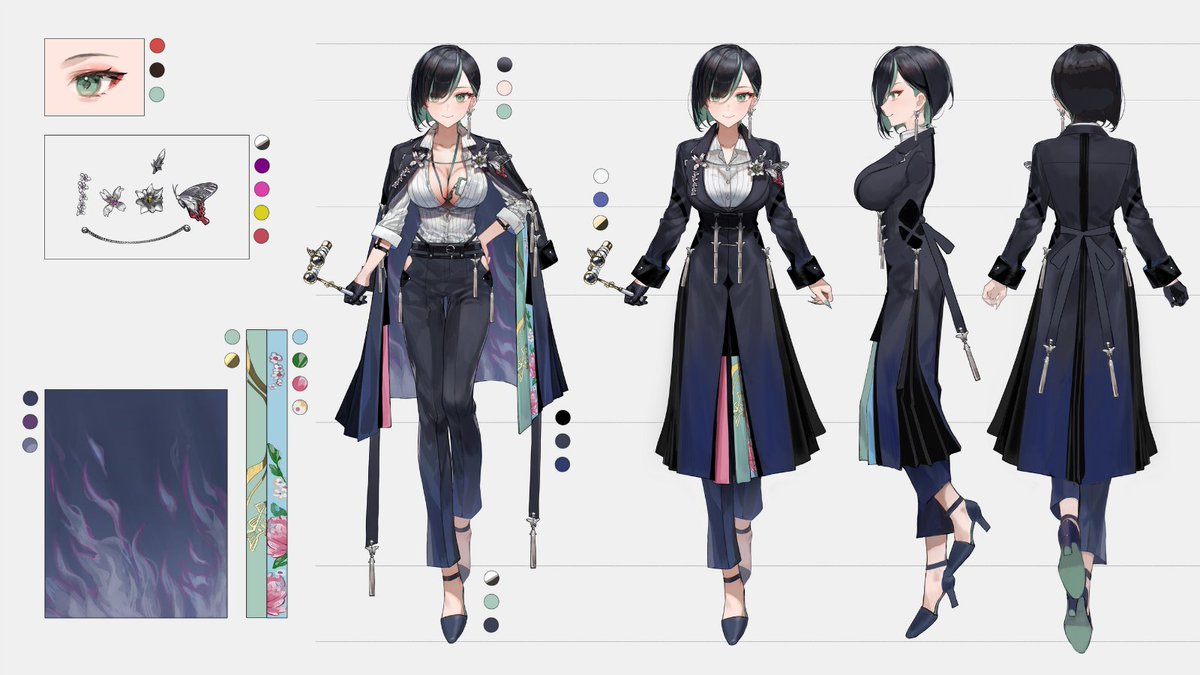 Zhoumo_twvtuber's tweet photo. 🦋默默三視圖來啦！🦋
非常感謝Roku媽媽 @black1042393 非常精緻的設計及繪製，以及花茶媽媽 @huacha_oc 的巧手！💚

頻道：https://t.co/1bYDmlRu73
問問題 : https://t.co/p1kUeQAi3c
Fan name : 夢友&amp;黑犬
Hashtag :  #默默作夢 
Fan art : #朦朧夢境 https://t.co/qZc1m6KWoi