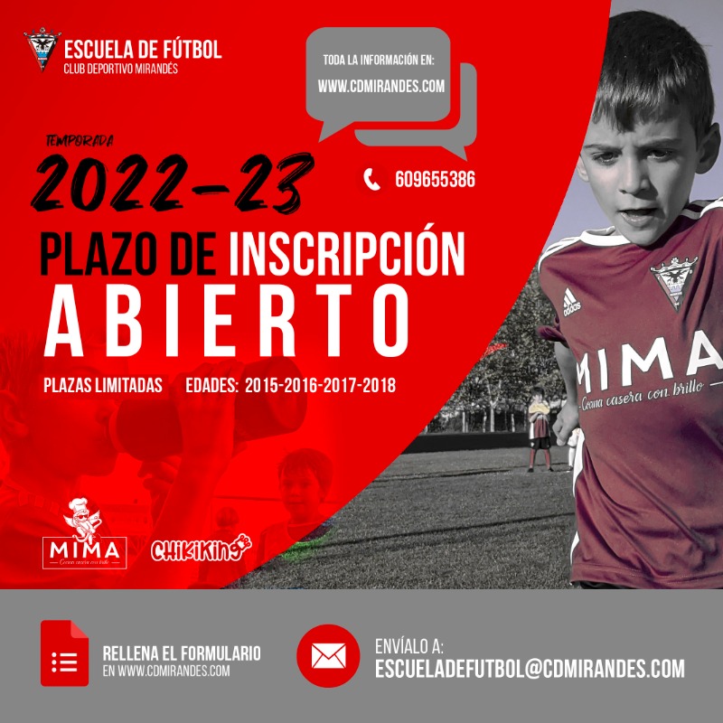 CDMirandes's tweet photo. 𝗙𝗨́𝗧𝗕𝗢𝗟 𝗕𝗔𝗦𝗘 | #EscuelaCDM

¿Te apuntas al nuevo curso? ⚽️

🏃🏻‍♂️ ¡Corre, que te esperamos!