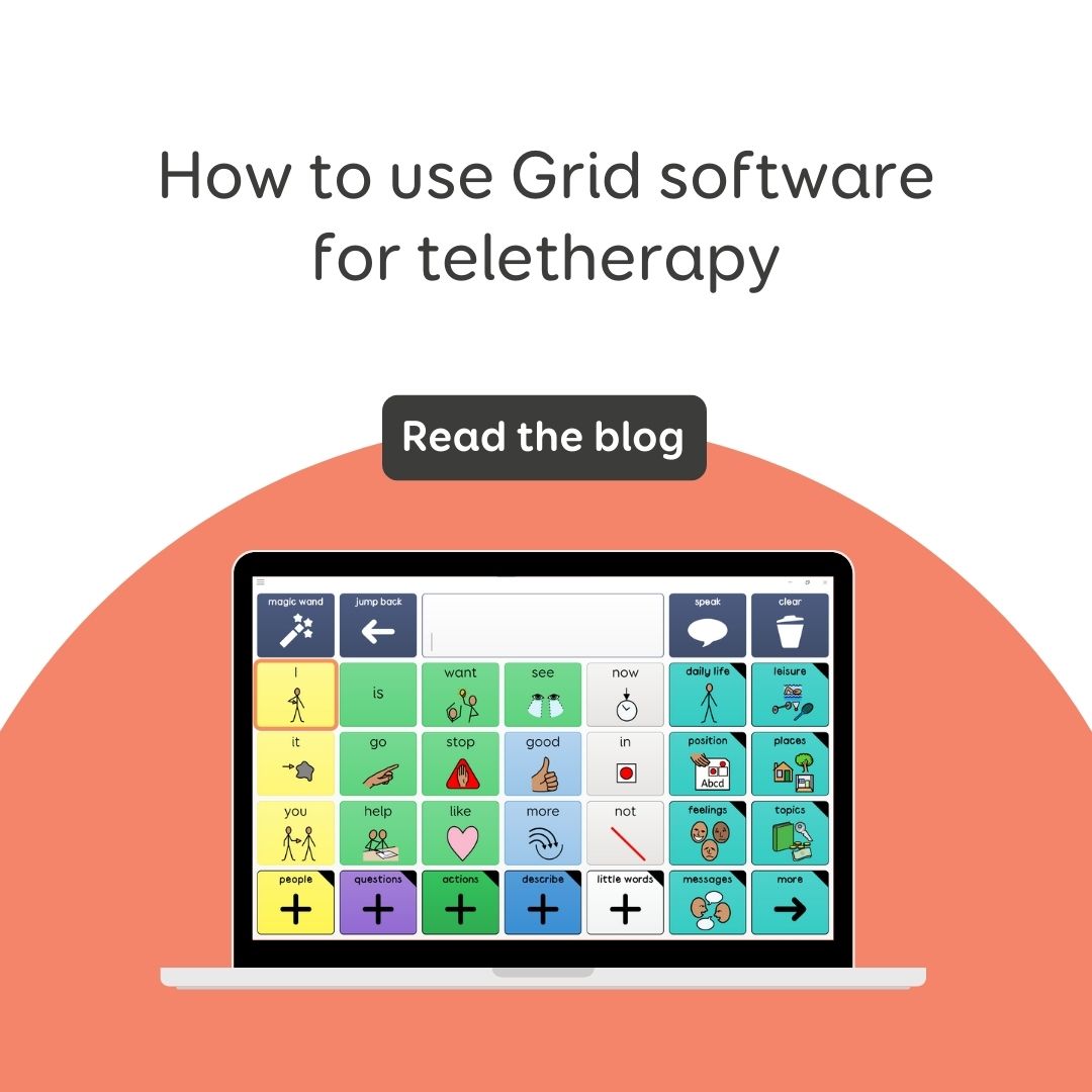 Want to learn how you can use teletherapy to provide virtual AAC support for AAC learners?
Andrea from our US team tells us how she uses Grid to support learners from afar and how you can too!

Find out more here: thinksmartbox.com/news/aac-and-t…