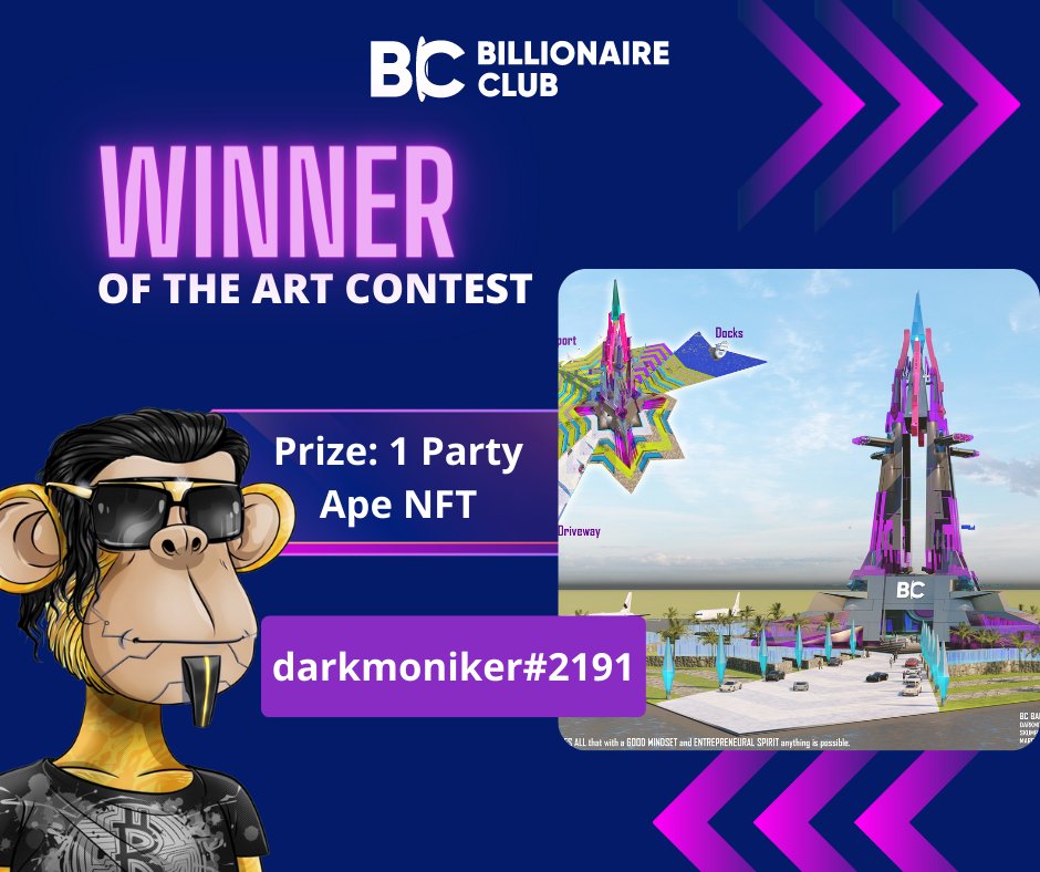 Thank you #billionaireclubnft #pabc #bc <a href="/MegaMus/">megamus</a> <a href="/GoldenAgeNFT/">GoldenAgeNFT or Pheraoh</a> <a href="/billionclubnft/">Billionaire Club NFT</a>  looking forward to see the BC BANK design built in our metaverse! Much love! Let's GO!