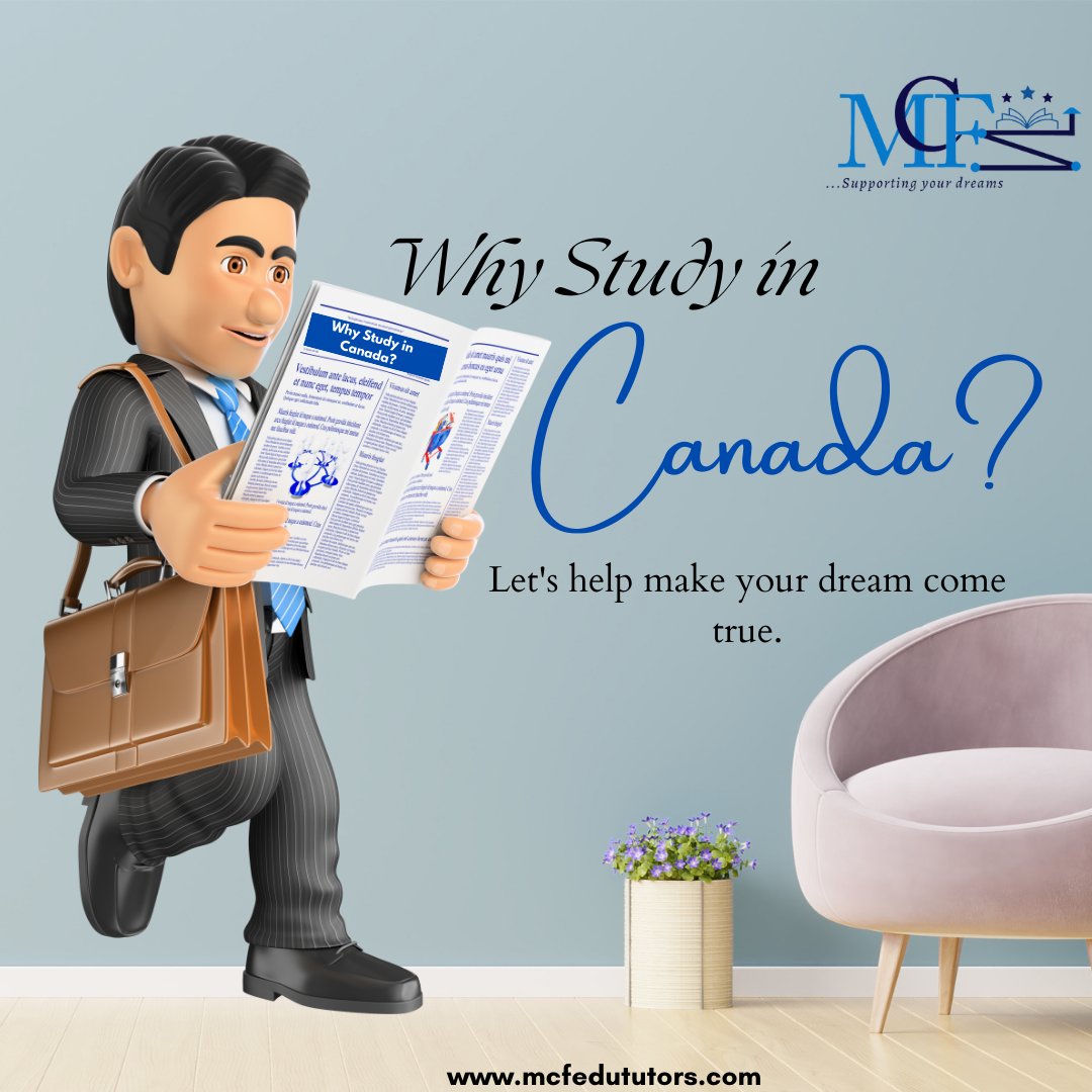 MCFConsulting's tweet photo. Why Study in Canada?
Canada is an open and welcoming country that welcomes people from all over the world. The educational system in Canada offers access to quality education at an affordable price and makes it one of the top destinations for international students https://t.co/hyJwbGPXCm