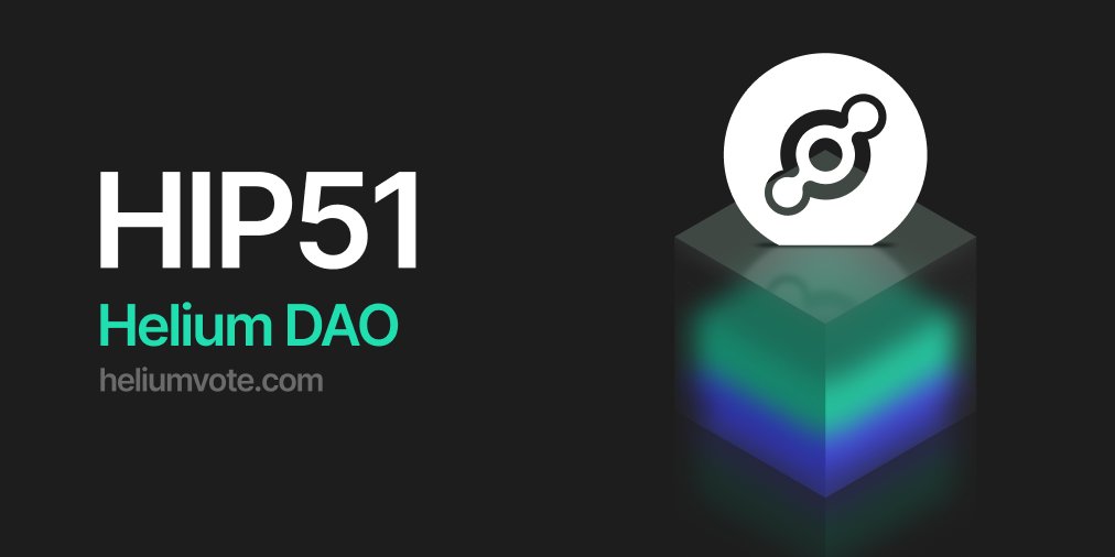helium's tweet photo. HIP 51 would enable any network to join the ecosystem alongside #IoT, such as 5G, WiFi, and VPN, and unlock a whole new world of utility on @helium.

Learn about the proposal at https://t.co/CzJGDPizbk
and make sure to cast your vote by June 7th at https://t.co/RulIkAzNra 🗳. https://t.co/ZHfTvjAecs
