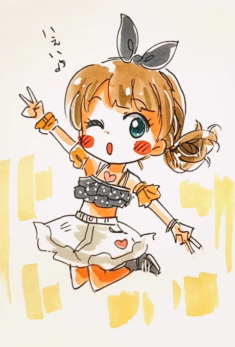 「Understand? Understand!」のバーストでピースジャンプ桃子ちゃんセンパイ。

いぇい!✌️ 