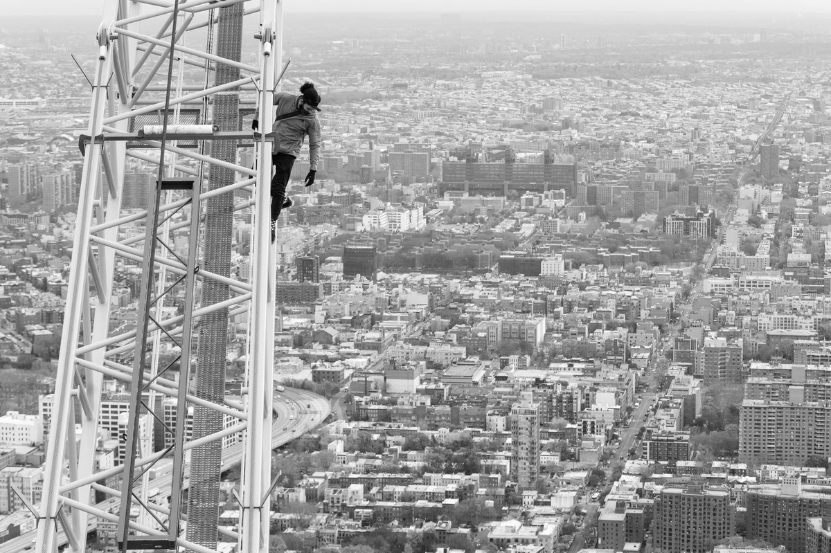 A morning spent climbing the tallest structure in Brooklyn, New York.